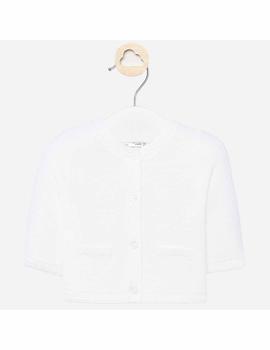 Chaqueta Mayoral Lisa Blanca Bebé Recién