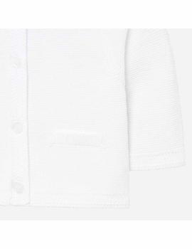 Chaqueta Mayoral Lisa Blanca Bebé Recién