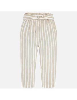 Pantalón Largo Fajín Mayoral Beige Para Niña