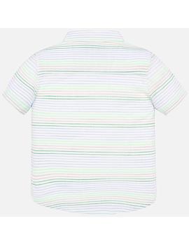 Camisa Mayoral Manga Corta Cuello Mao Niño
