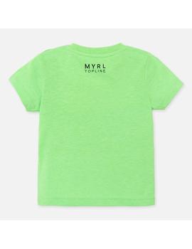 Camiseta Mayoral Print Coche Verde Bebe Niño