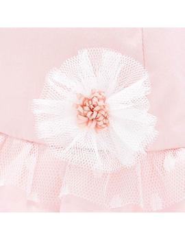 Gorro Mayoral Rosa Tul Flor Para Bebe Niña