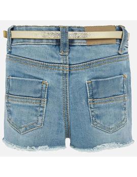 Pantalón Corto Mayoral Vaquero Cinturón Bebe Niña