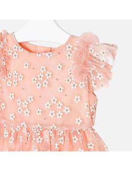 Vestido Mayoral Tul Rosa Para Niña