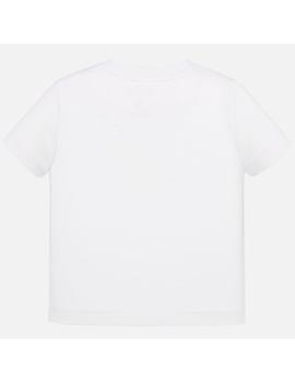 Camiseta M/C Básica Blanca Para Bebe Niño